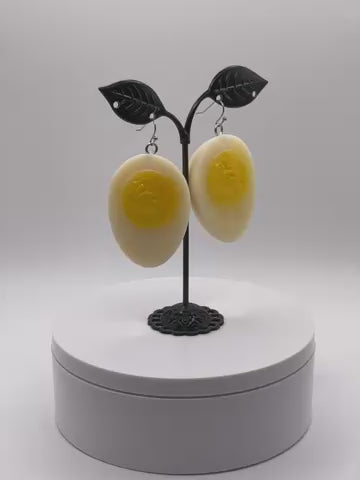 Boiled Egg Earrings