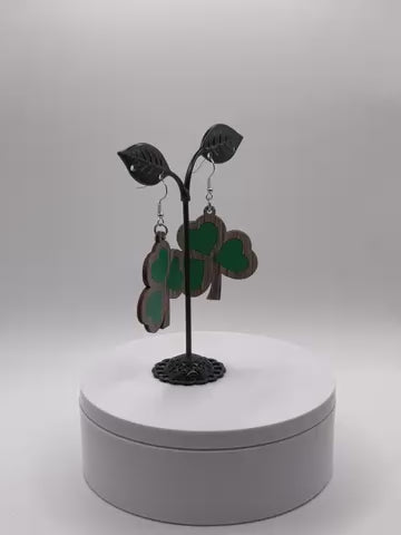Three Leaf Clover Earrings