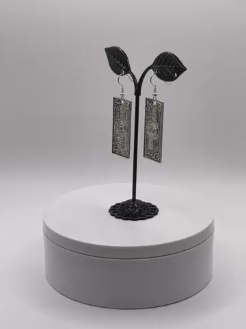 100 Dollar Bill Earrings