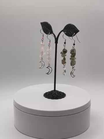 Crystal Chip Earrings