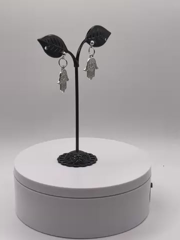 Hamsa Earrings