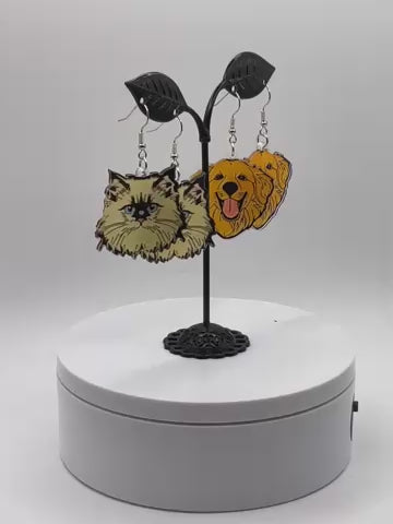 Dogs and Cat Earrings