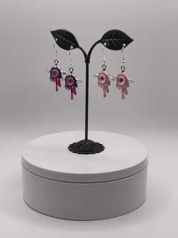 Melting Evil Eye Earrings
