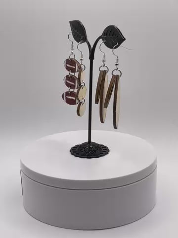 Football Earrings