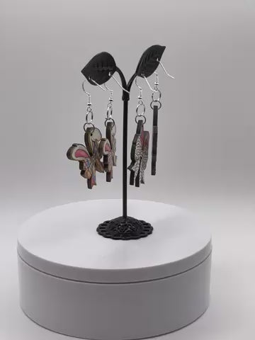 Bunny Ears and Bow Earrings