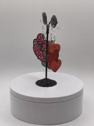 Valentines Heart Earrings