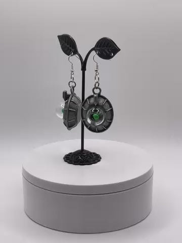Alien and Spaceship Earrings