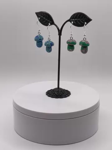Clay Mushroom Earrings