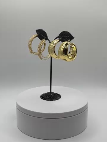 Gold Plated Hoop Earrings