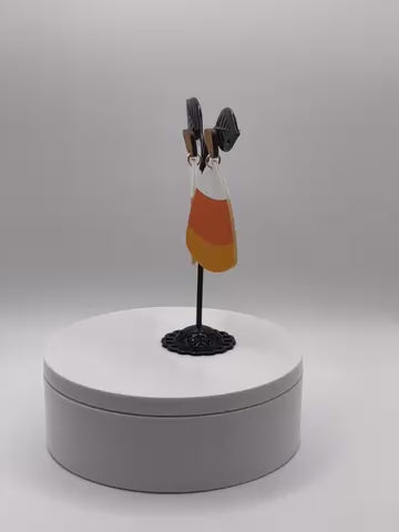 Candy Corn Earrings