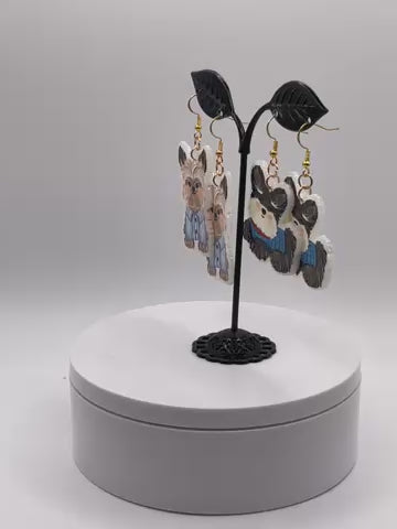 Designer Pup Earrings