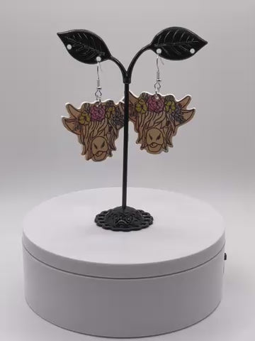 Highland Cow Earrings