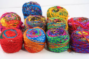 Recycled Silk Yarn 