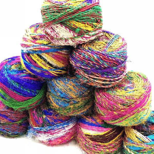 Recycled Silk Yarn 