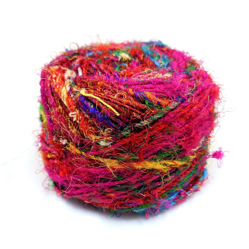 Recycled Silk Yarn Worsted Weight 