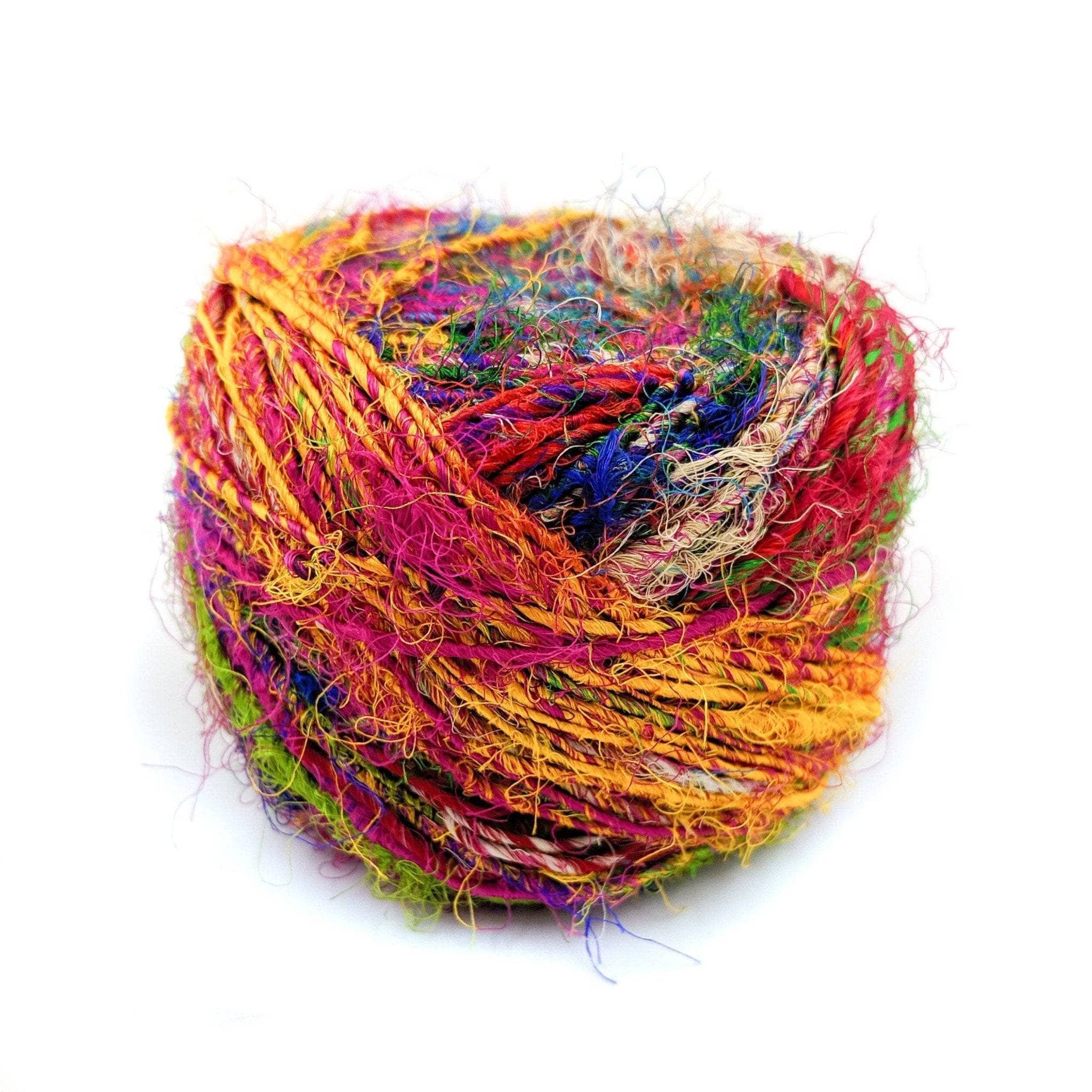 Recycled Silk Yarn Worsted Weight 