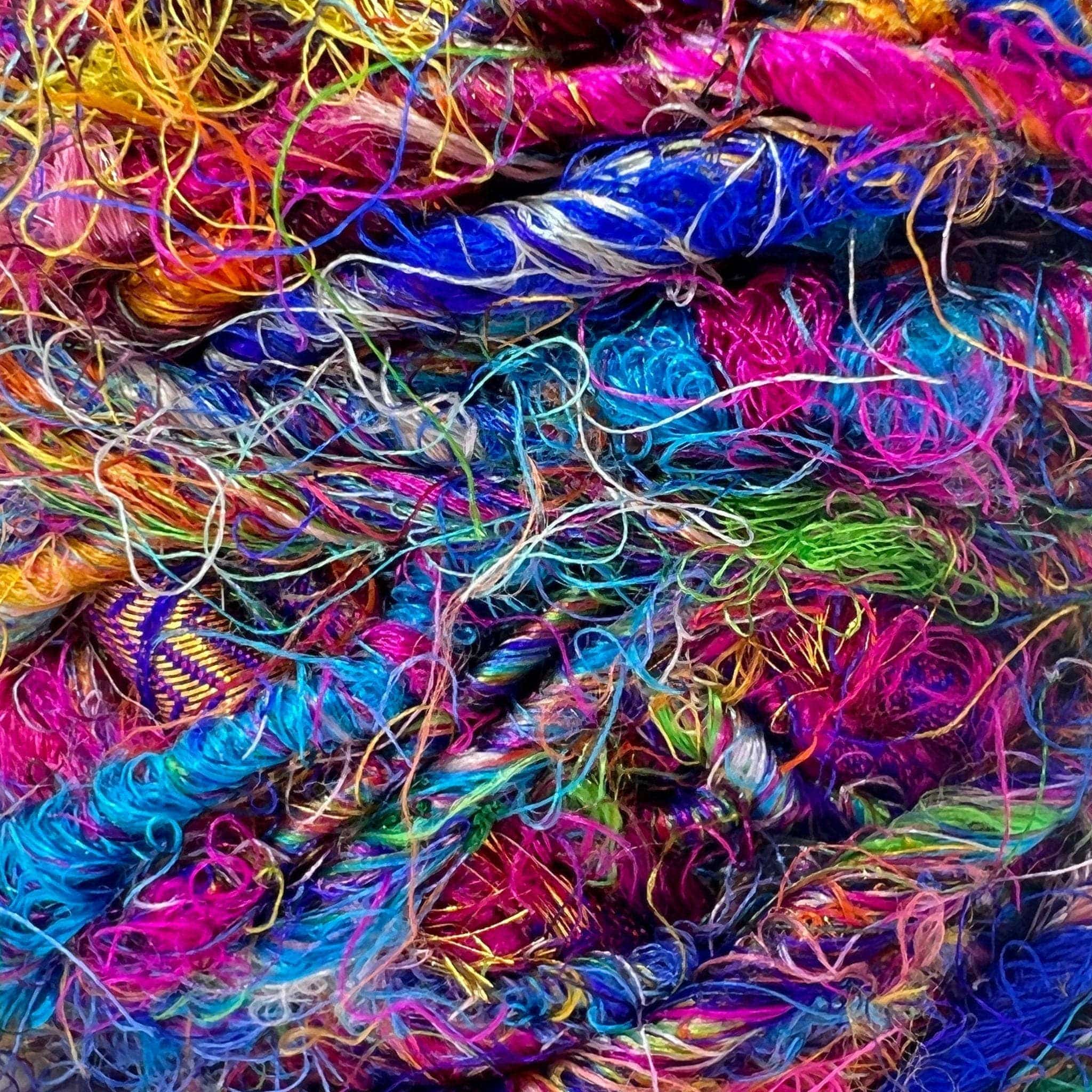 Recycled Silk Yarn Worsted Weight 