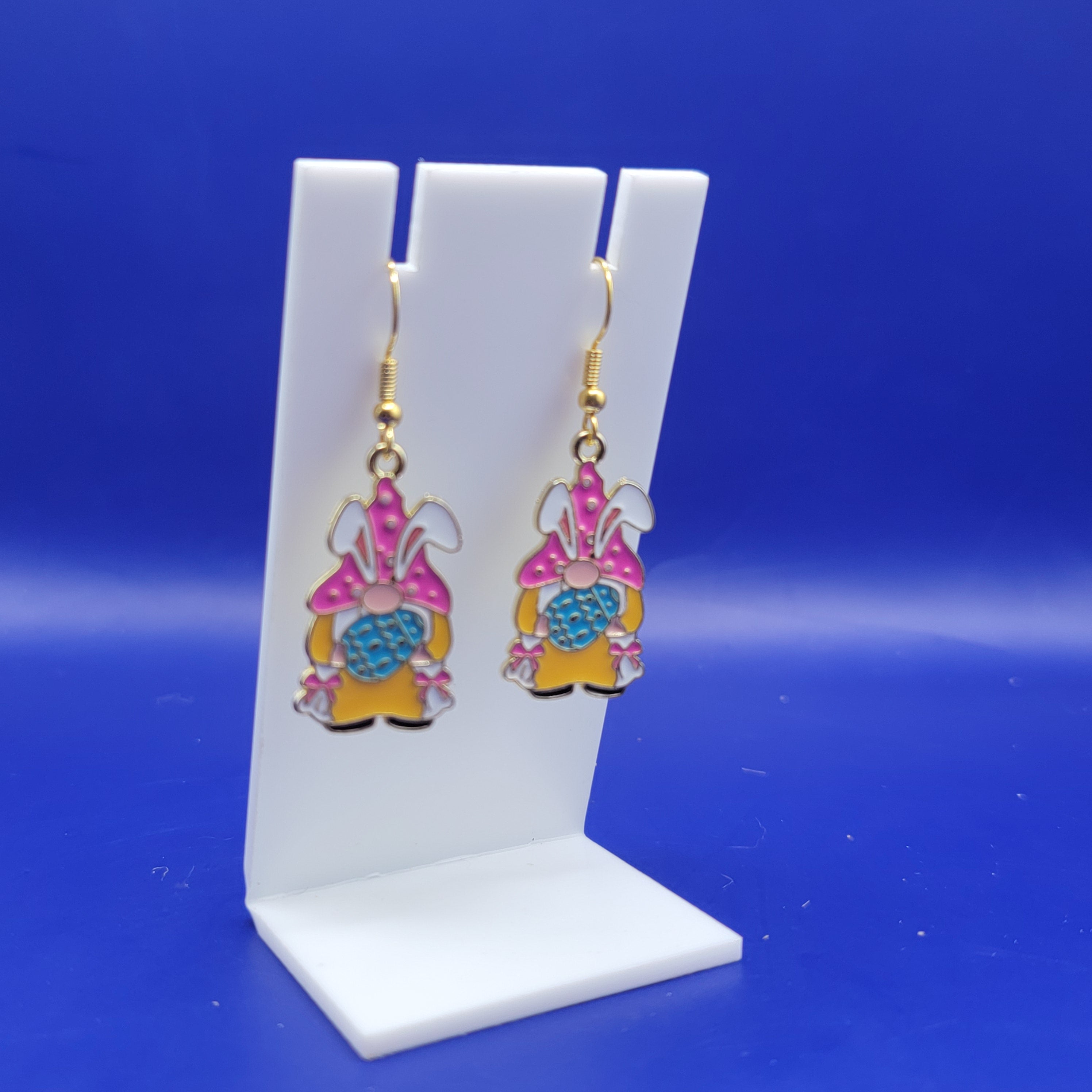 Easter gnome earrings