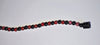 8 1/4 inch Black and Red 4mm magnetic bead bracelet or anklet