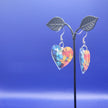 Heart jigsaw earings