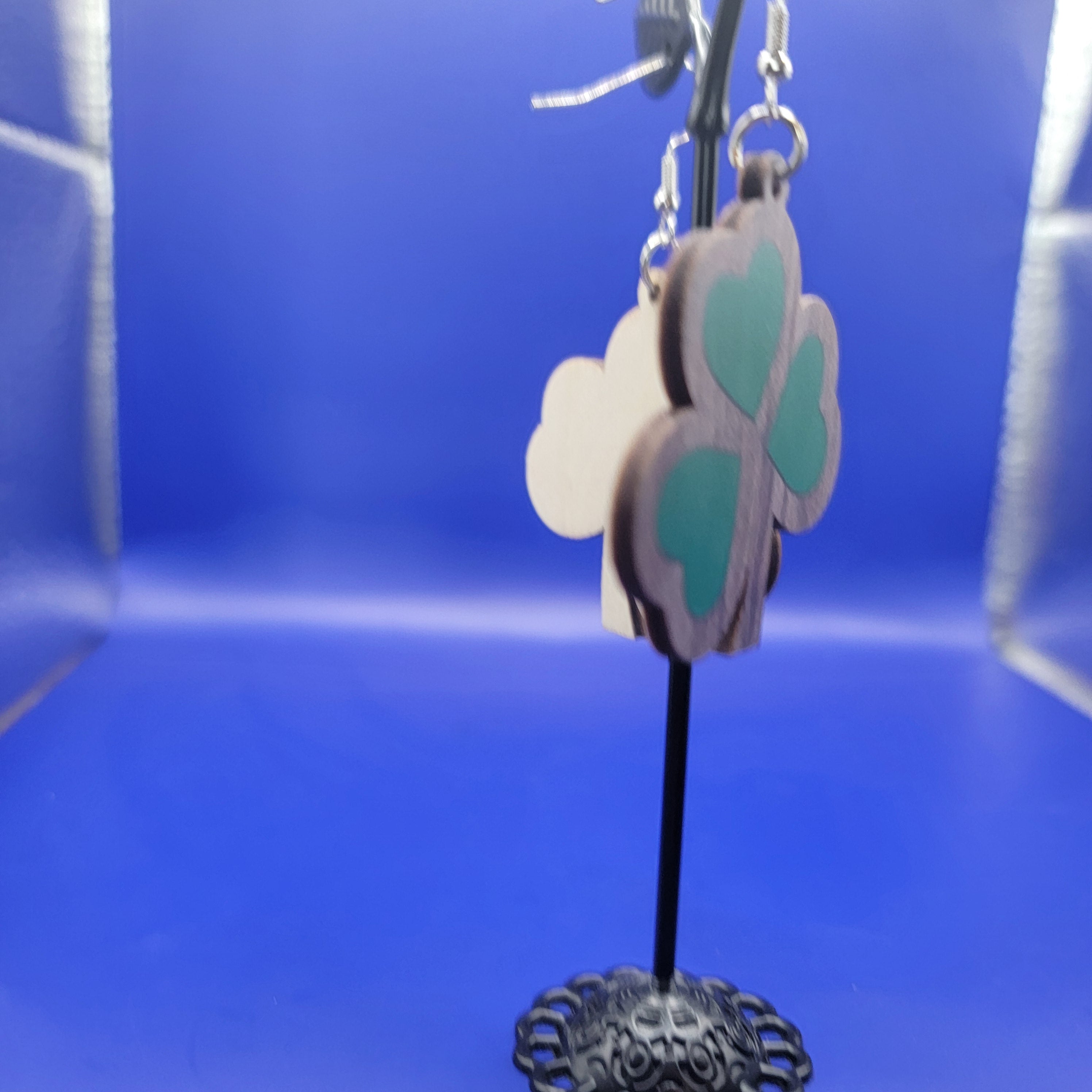 Three Leaf Clover Earrings