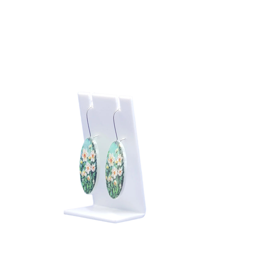 Flower earrings