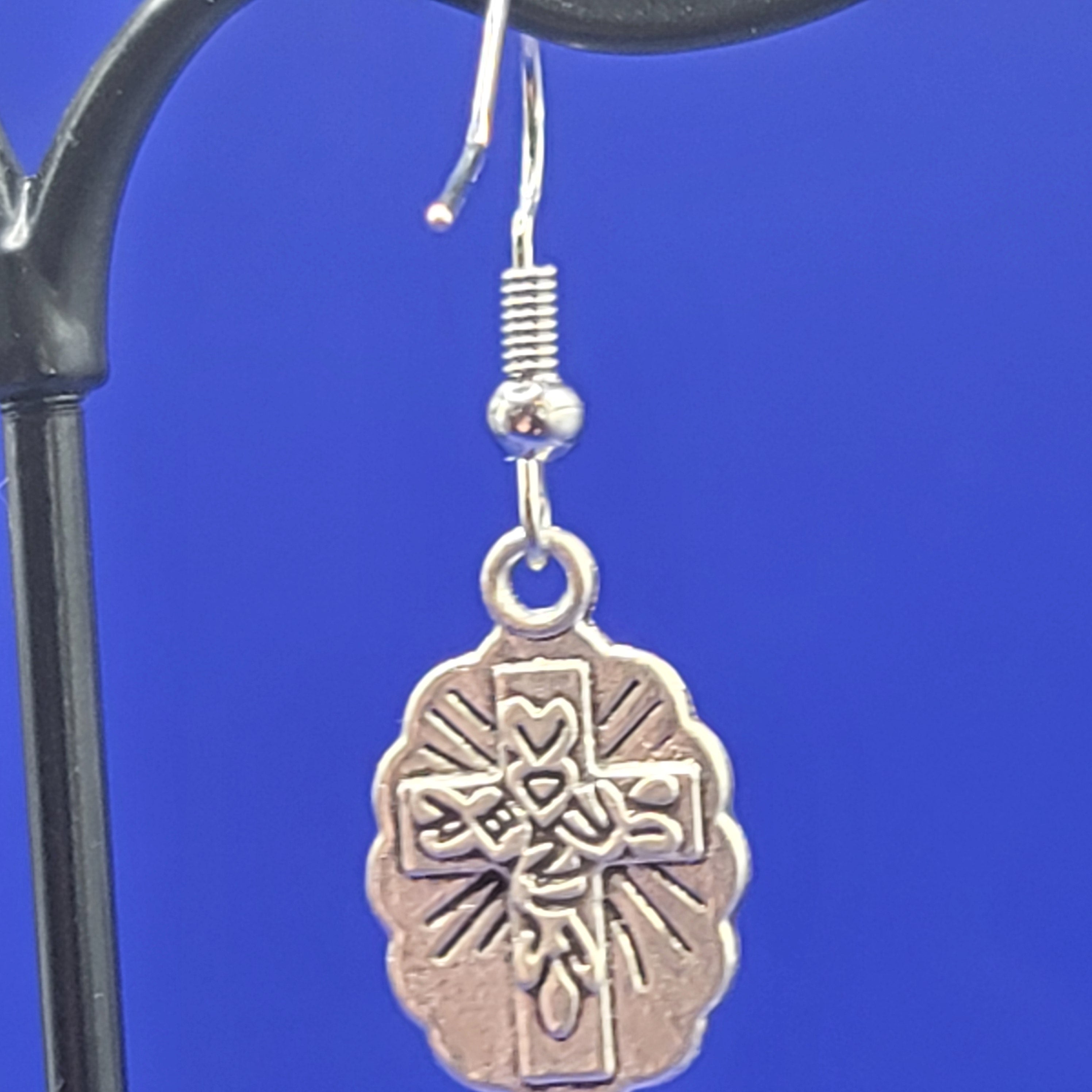 Virgin mary earings