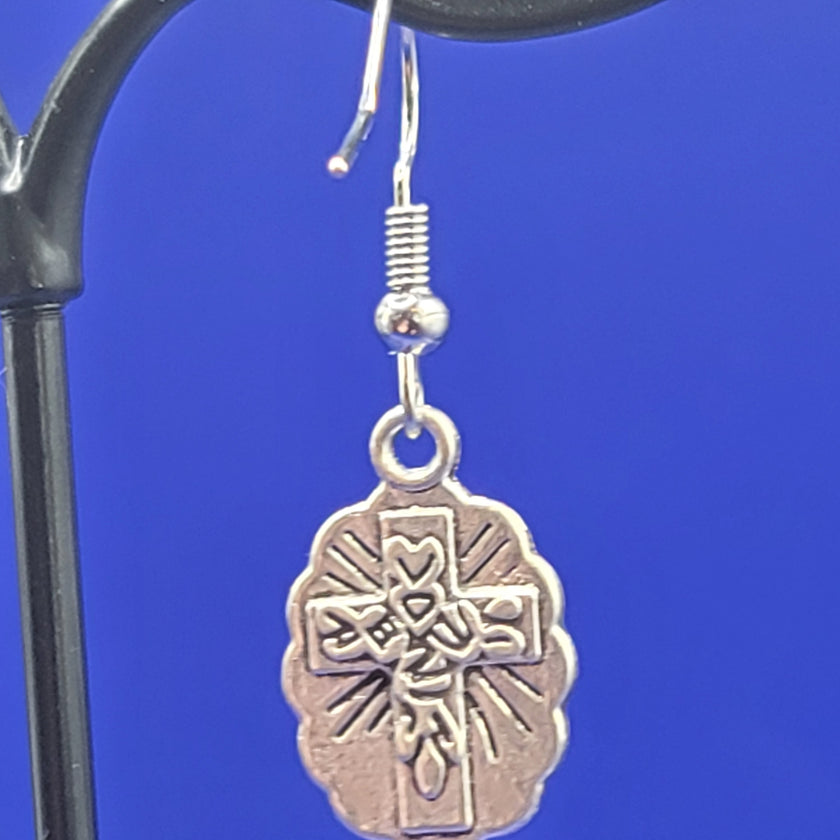 Virgin mary earings
