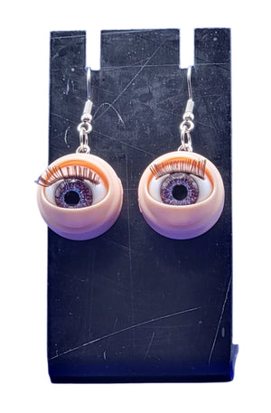 Closing Eye ball earrings