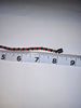 8 1/4 inch Black and Red 4mm magnetic bead bracelet or anklet