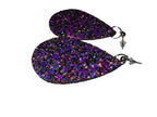 Glitter Teardrop Earrings