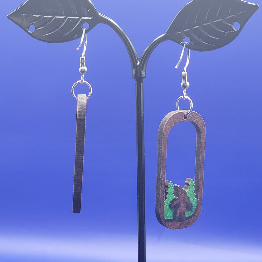 Sasquatch earings