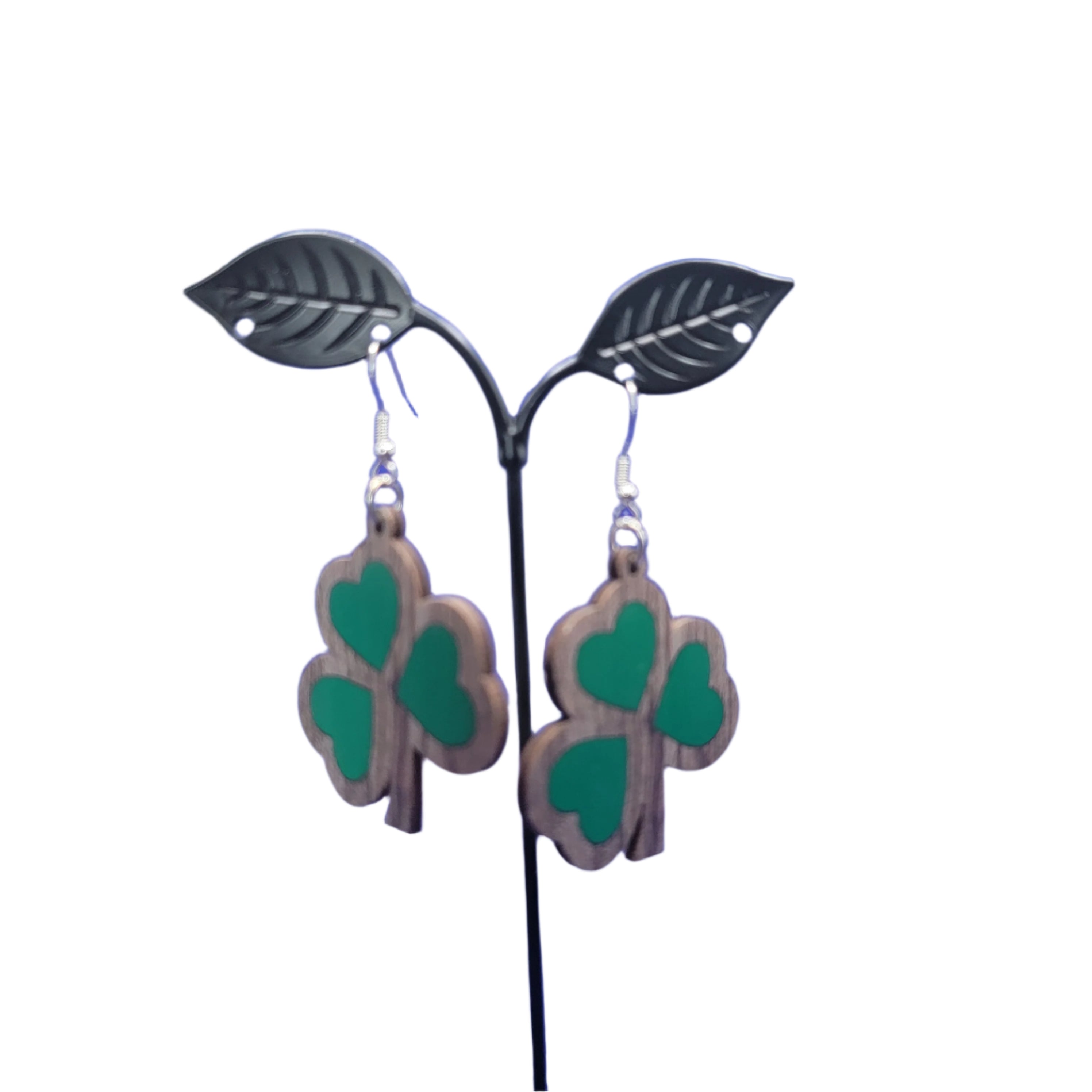 Three Leaf Clover Earrings