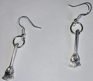 Broom Earrings