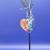 Heart jigsaw earings