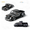YM Model Volkswagen Beetle Pickup Truck FUSCUP Black 1:64