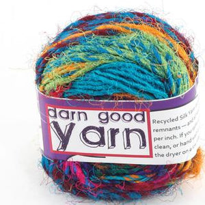 Recycled Silk Yarn Worsted Weight 