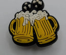 Beer Mugs Shoe Charms