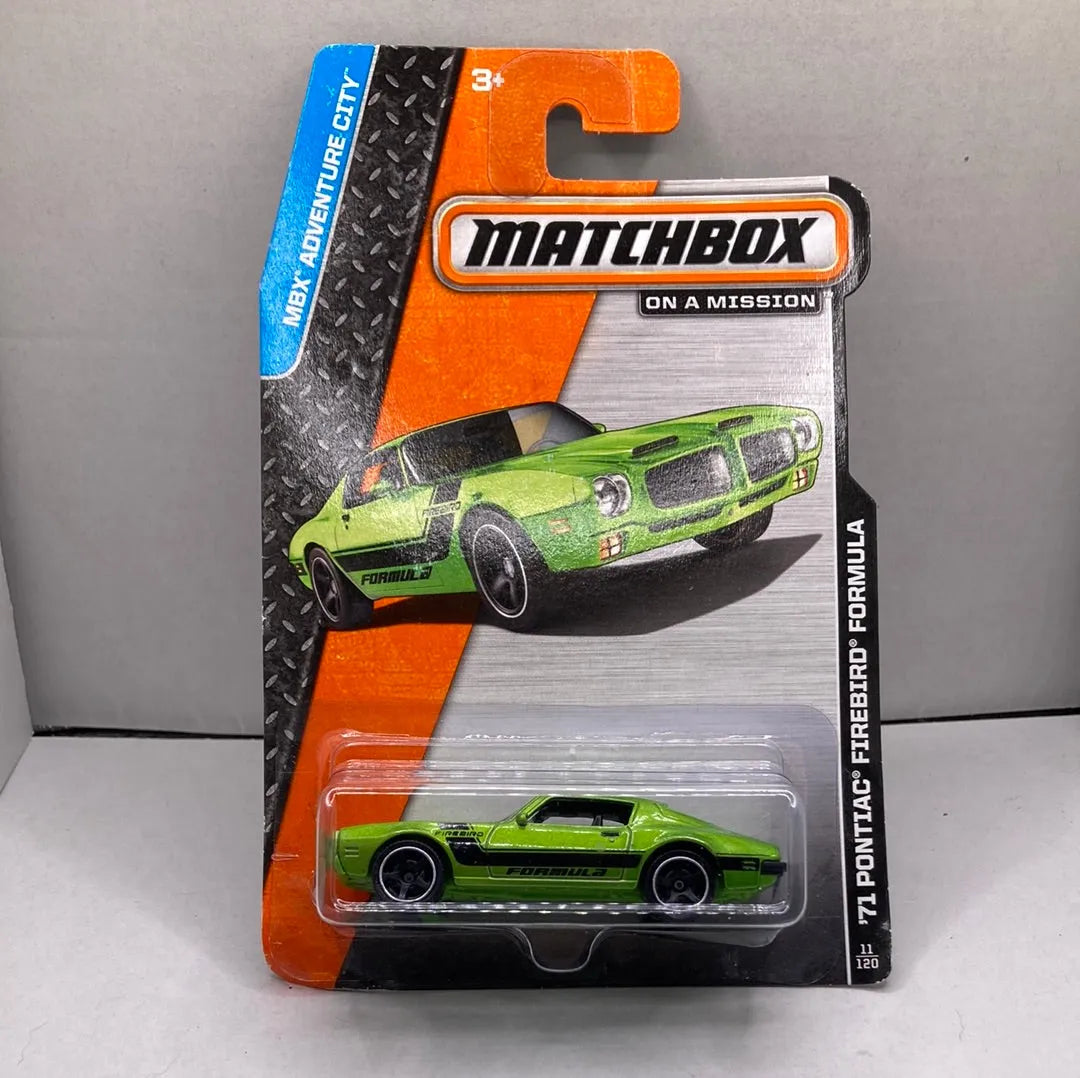 Matchbox 71 Pontiac Firebird Formula Diecast