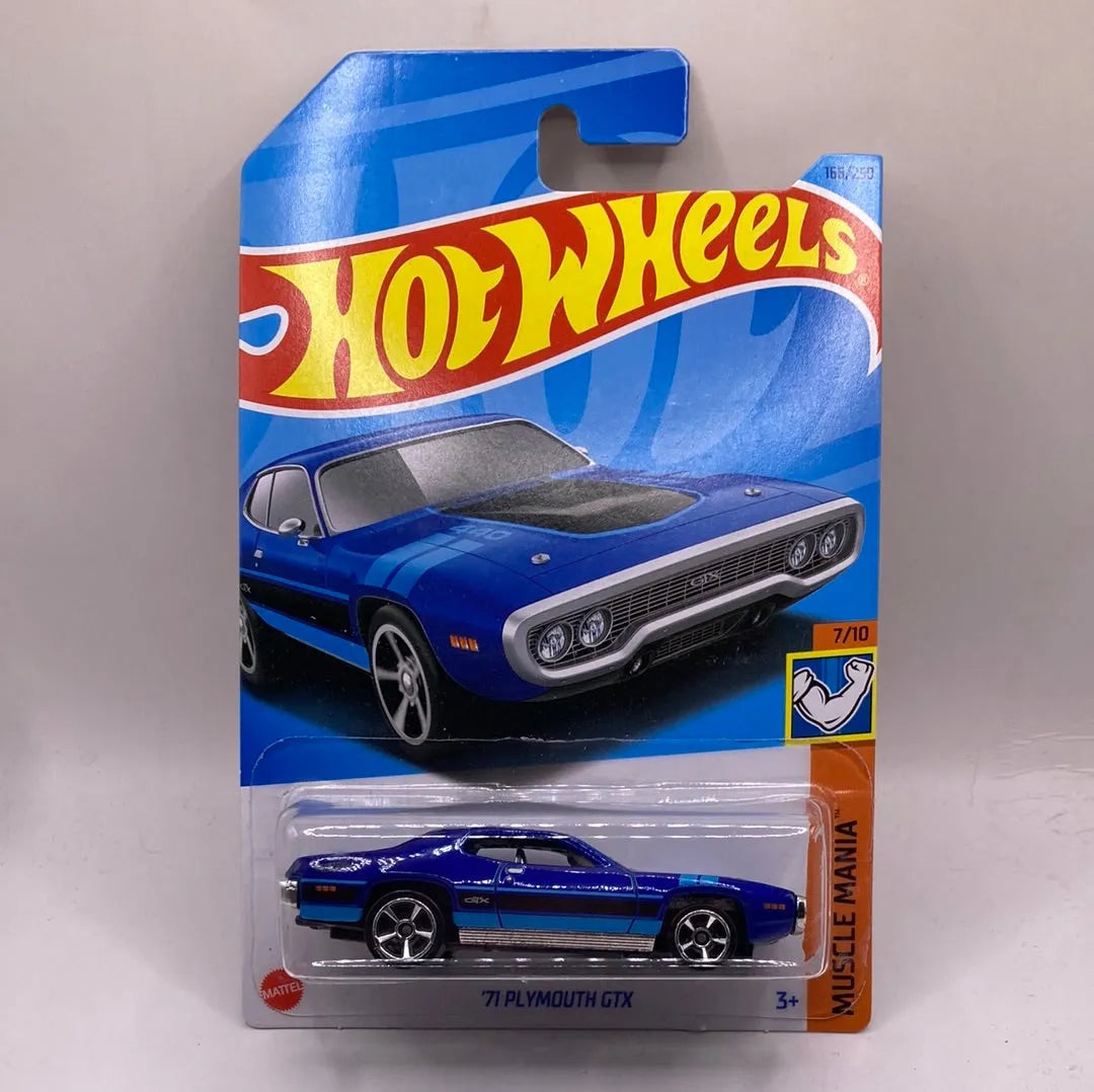 Hot Wheels 71 Plymouth GTX Diecast